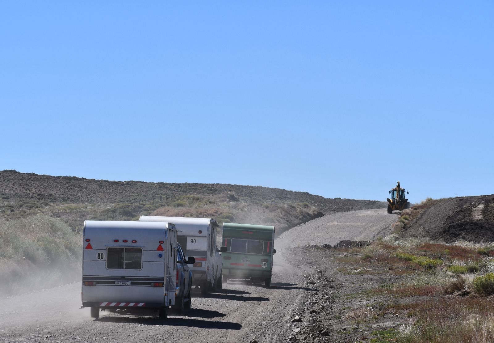 Vialidad Nacional realiza mantenimiento en tramos de ripio de la ruta ...
